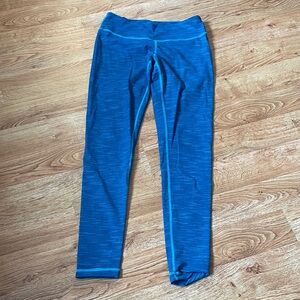 Zella Blue Heathered Leggings